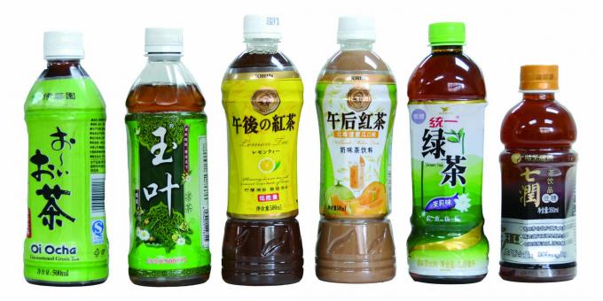 Aplicator automat de etichetă cu manșon retractabil pentru sticle cu două fețe pentru apă minerală