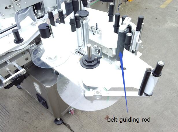 Obiect detectează mașina automată de etichetare a autocolantului dublu lateral cu ochi magic cu platan rotativ