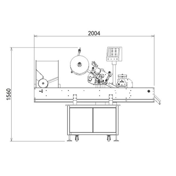 Mașină de etichetare a flaconului complet automată de mare viteză pentru sticlă mică