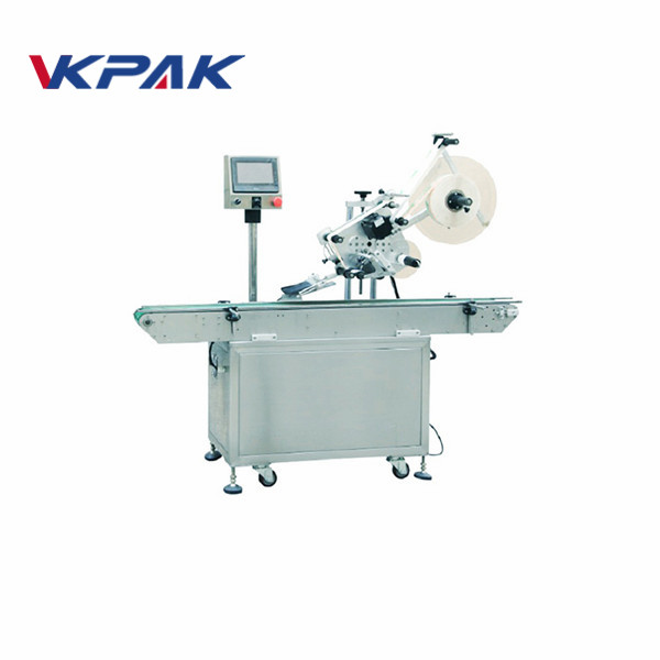 Mașină de etichetare autoadezivă pentru partea de sus a cărămizii de gheață