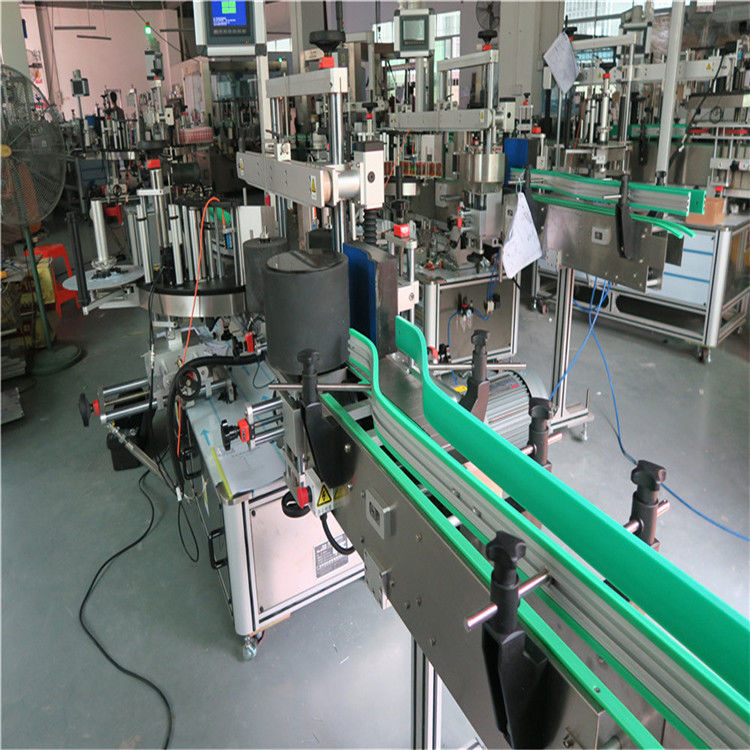 China Mașină de etichetare a sticlei cu autocolant dublu lateral autoadeziv 190mm înălțime maximă furnizor