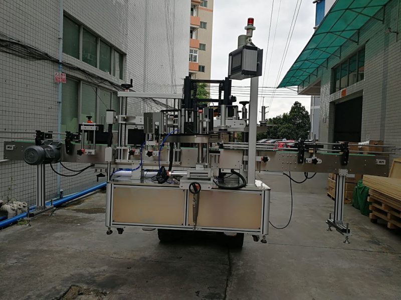 China Aplicator automat de etichetare automată cu etichetă dublă laterală pentru furnizorul de borcan din plastic
