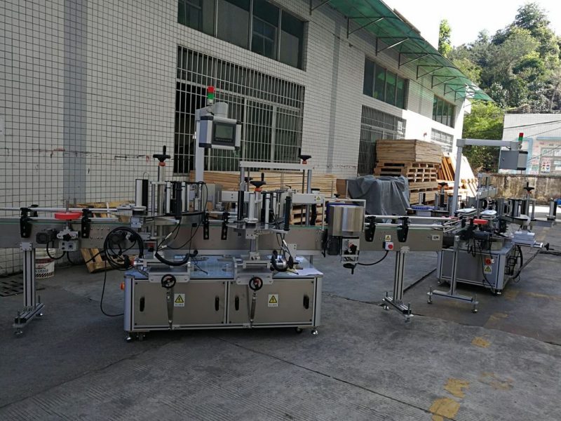 China Mașină de etichetat autocolant pentru sticlă plată / pătrată complet automată 5000-8000B / H Capacitate furnizor